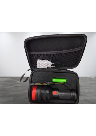 Wıson Ws-10500 70w 7000 Lümen Zoomlu Profesyonel El Feneri Siyah