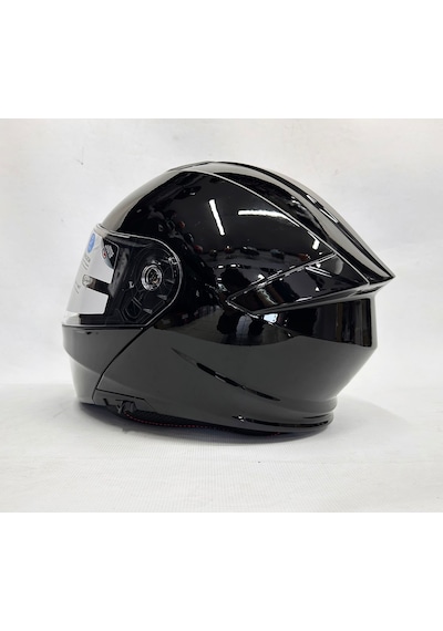 Mt Kask Fu935sv Genesis Sv Pure A1 Çene Açılır Kask Parlak Siyah Sİyah