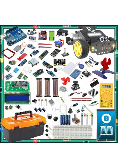 Arduino İle Uyumlu Süper Full Profesyonel Set 138 Parça 375 Adet