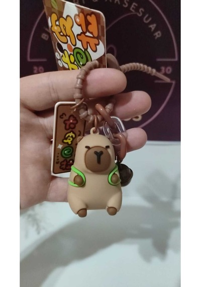 Lüsk Kaliteli Caypbara Çıngıraklı Anahtarlık