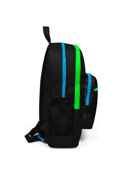 Coral High Kids Dört Bölmeli Siyah İlkokul Çantası Usb Şarjlı Kulaklık Çıkışlı