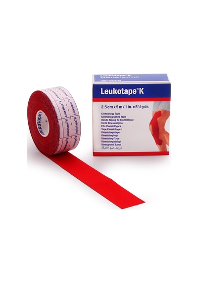 Leukotape K 2.5 CM x 5 M Bsn Kinesiotape Kırmızı