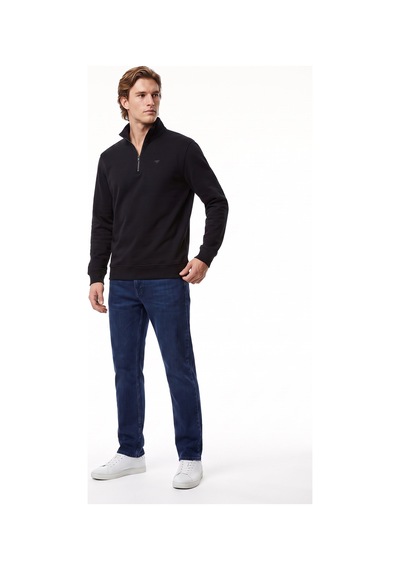 Mustang Siyah Erkek Sweatshirt M5wm-swt1710
