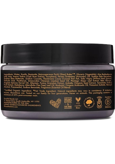 Shea Moisture Afrika Siyah Sabunu Çamur Maskesi 113GR