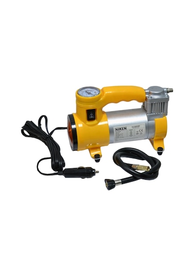Niken Hava Kompresörü 150 Psi Metal Gövde ve Işıklı Sarı