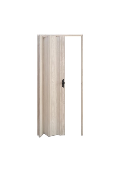 Faran Dekorasyon 115 x 230 Akçaağaç Renk Camsız Pvc Akordiyon Katlanır Kapı - FRNAKMODEL-121