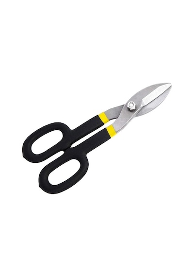 Rekotools-Teneke Snip Düz Bıçak Düz Metal Kesme Makası Metal Plak
