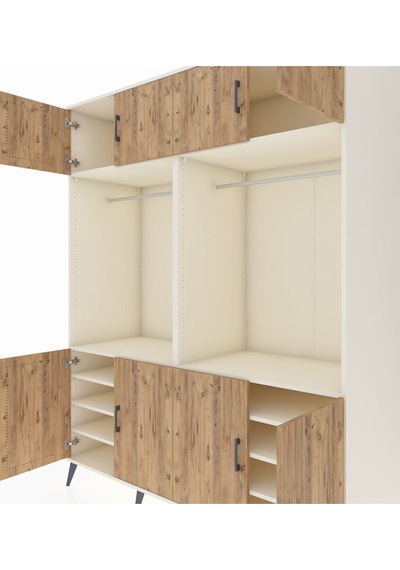Kronos Gardrop 10 Raflı 8 Kapaklı 2 Askılı 176x59x221 Aytaşı-çam/aytaşı Çam/aytaşı Kronos Gardrop 10 Raflı 8 Kapaklı 2 Askılı 176x59x221 Aytaşı-çam/aytaşı Çam/aytaşı