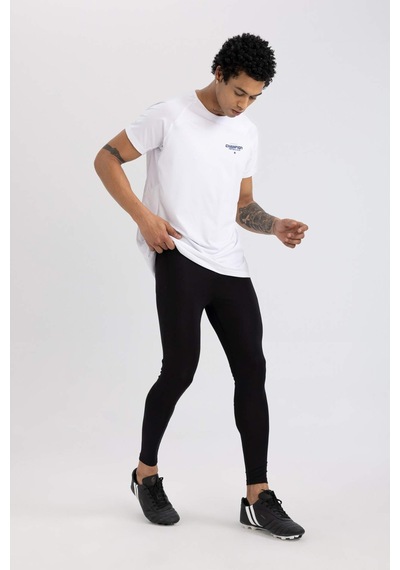 DeFactoFit Slim Fit Dar Kesim Sporcu Tayt B5027AX24SPBK81 Siyah