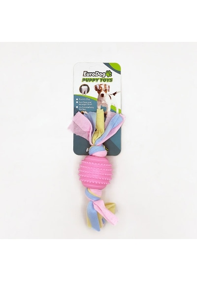 Eurodog - 534 - Puppy Toys Pembe Tırtıklı Top - Ece-umay - Diş Kaş.oy.