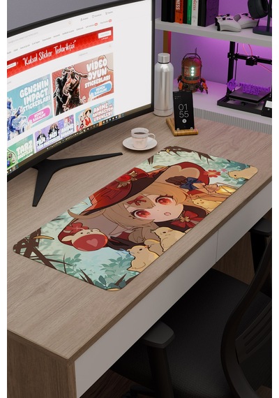 Klee Genshin Impact Anime Gacha V5 - 70x30 Xl Gaming Mouse Pad Fare Altlığı