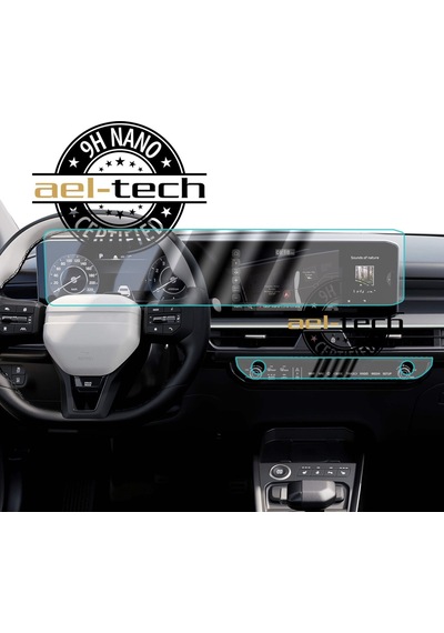 Kia Stonic Uyumlu Navigasyon Ve Klima 9h Nano Ekran Koruyucu 2 Li