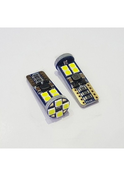 Femex Platinum Turuncu Ampul T10 12 Smd 3030 Chip Led Aktif Canbus