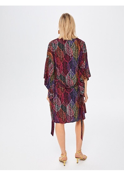 Faik Sönmez İri Yaprak Desen Kimono 67449 001