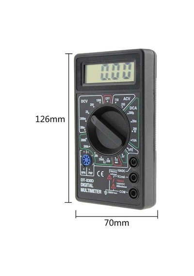 Wellhise Dt-830d Dijital Multimetre Ölçü Aleti