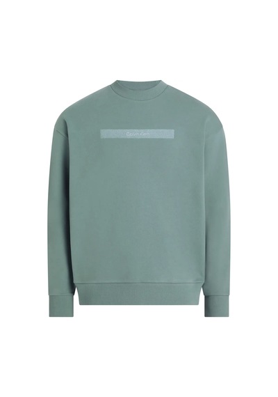 Calvin Klein Structured Embroıder, Cfq Yeşil Erkek Sweatshirt