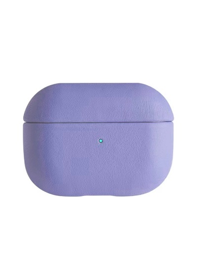 Uray Store Apple AirPods Uyumlu Pro 2 2.nesil 405 Deri Kılıf - Lila Diğer