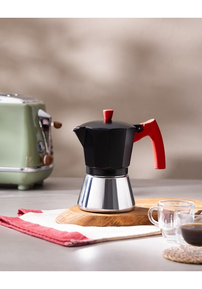 Carla Moka Pot - Çelik - 300 Ml