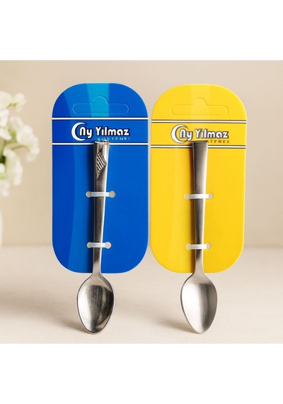 6'lı Metal Çay Kaşığı Seti Standart