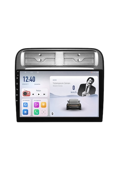 Fiat Punto 2006-2012 Android Multimedya Carplay Android Auto Navigasyon 10gb Ram 256gb Pro 9"