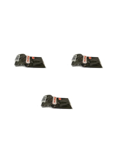 Plastik Çatal Siyah Renkli Parti Piknik Davet Doğum Günü Çatalı - 18 Cm. - 25 Adetlik 3paket