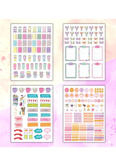 Girl Power My Dıy Sticker Book 24 17 Cm 16 Sayfa Özel Tasarım Rengarenk Sticker Kitabı 1