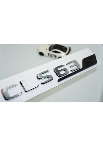 Dk Tuning Cls63s Bagaj Krom Siyah Abs Yazı Logo Benz İle Uyumlu