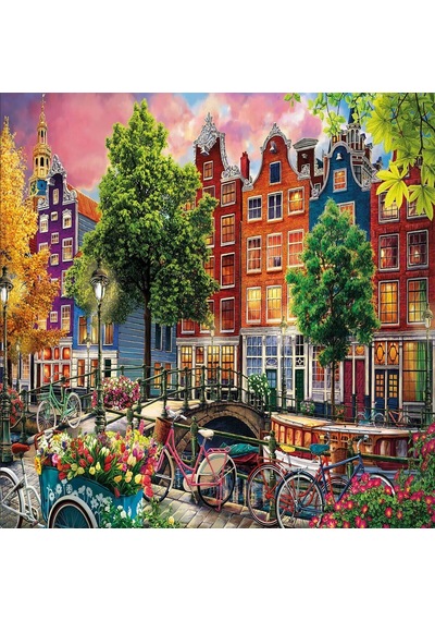 20793 Puzzle 1000 Beautiful Sunset İn Amsterdam
