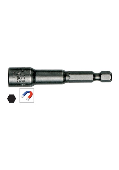 Cetaform Bt0865 Manyetik Mıknatıslı Bits Somun Lokma Adaptör 8x65