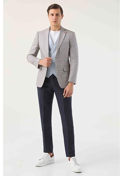 D's Damat Ds Damat Slim Fit Bej Takim Elbise Kombinli 3hfy5kmbn0051 Bej