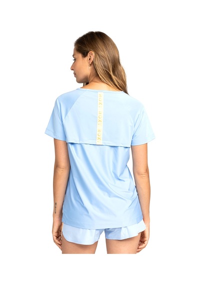 Roxy Bold Moves Kadın Mavi Günlük Stil T-shirt Erjkt04112-bhg0 Mavi