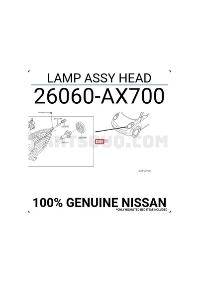 Far Micra 2002-2007 Elektrikli Beyaz Sol Oem No:26060ax700