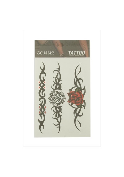 Gül - 917 - Tattoo - Ilkestor - Dövme Sticker-11928263-siyah