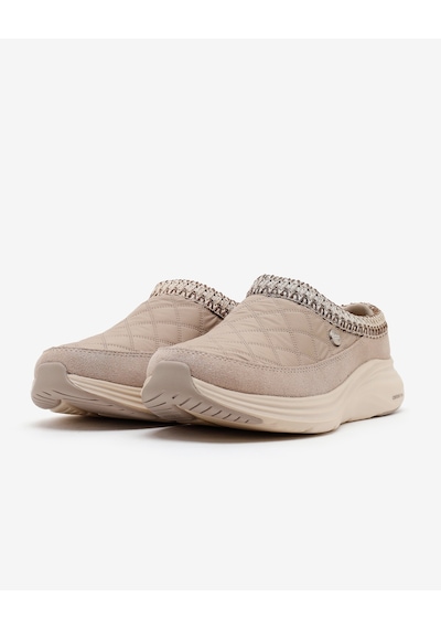 Skechers Contour Foam Boot - Cozy Fıt Cascade Kadın Bej Arkası Açık Spor Ayakkabı 168160 Tpe