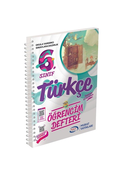 6.Sınıf Türkçe Öğrencim Defteri Murat Yayınları
