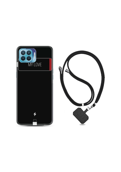Oppo Reno 4 Lite Kılıf Boyun Askılı My Love 1402