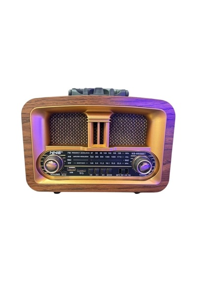 Retro Tasarımlı Taşınabilir Am/fm/sw Radyo Usb İle Şarj Edilebilir