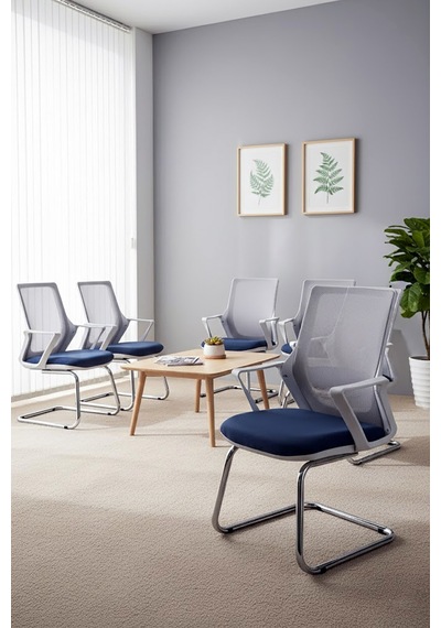 Ofisbazaar Alf Beyaz Fileli Misafir Koltuğu Ergonomik Toplantı Ve Bekleme Koltuğu Mavi/gri Mavi Ofisbazaar Alf Beyaz Fileli Misafir Koltuğu Ergonomik Toplantı Ve Bekleme Koltuğu Mavi/gri Mavi