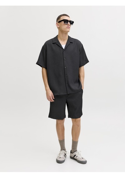 Jack & Jones Jack Jones Erkek Rahat Kesim Jogger Günlük Şort 12288550 Siyah