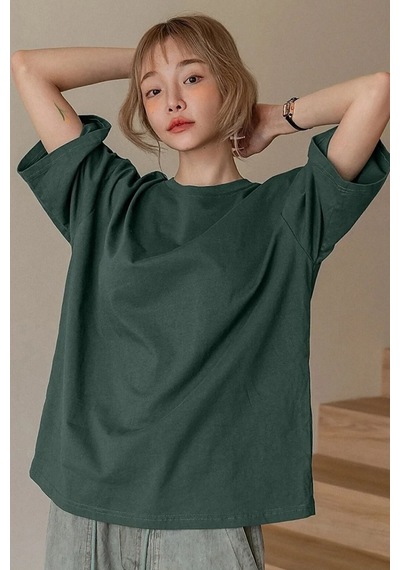 Uyguntarz Unisex Fructification Baskılı Yeşil T-shirt Yeşil-75107