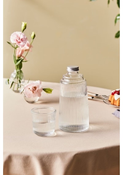 Karaca Lille Şeffaf Cam Başucu Sürahisi 1100 Ml