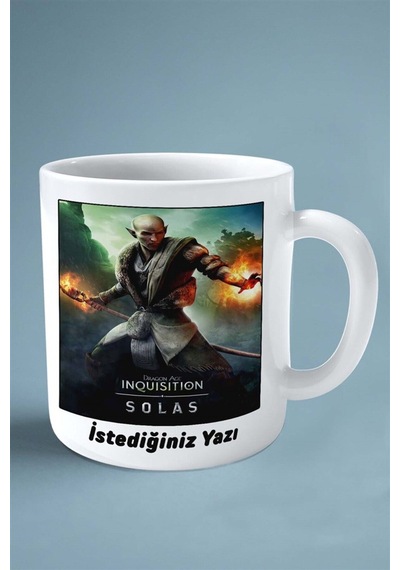 The Art Of Dragon Age Inquisition Oyun Baskılı Kupa Bardak Çift Taraflı Baskı Kişiye Özel Model 4 Çok Renkli