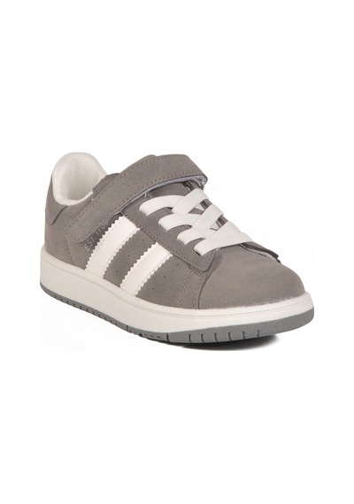 Gri Cırtlı Hafif Erkek Çocuk Sneaker Cooper F Gri