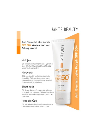 Blemish Spf 50 Yüksek Korumalı Leke Karşıtı Güneş Kremi