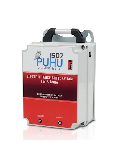 Puhu Güneş Enerjili Elektrikli Çit Cihazı 8 Joule 60w Panel + 12v/42ah Jel Akü