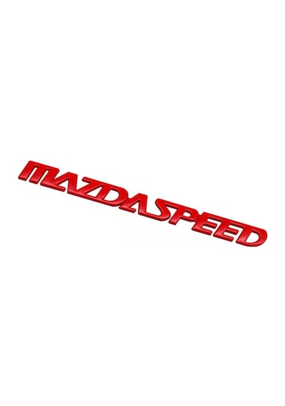 Mazda Speed Kırmızı Bagaj Yazısı 3m 3d Abs Mazda Mx-3