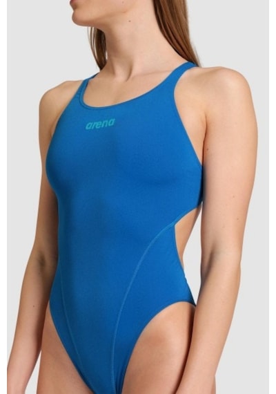 Arena Swim Tech Solid Kadın Yüzücü Mayosu 004763600 Mavi