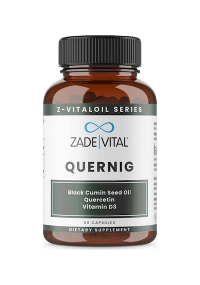 Zade Vital Quernig 60 Kapsül Çörek Otu Yağı, Kuersetin, Quercetin, Vitamin D3