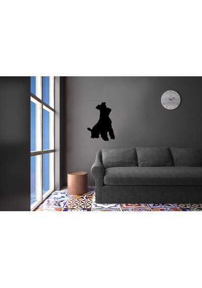 Köpek Folyo Sticker Derstv888 80cm Uzunluk Siyah