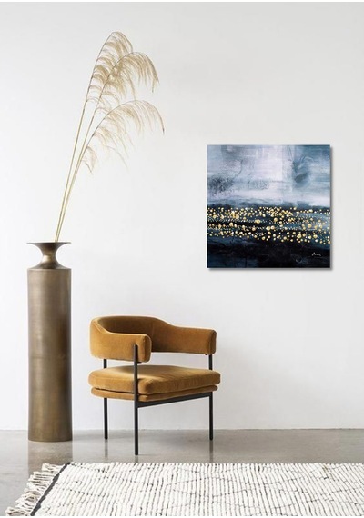 Yağlı Boya Tablo %100 El Yapımı Home In Joy 64Cmx64Cm (507016074)